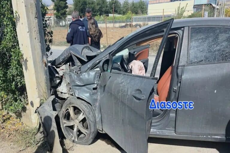 Ηράκλειο: Αυτοκίνητο συγκρούστηκε με αγροτικό – Νεκρός ένας 61χρονος