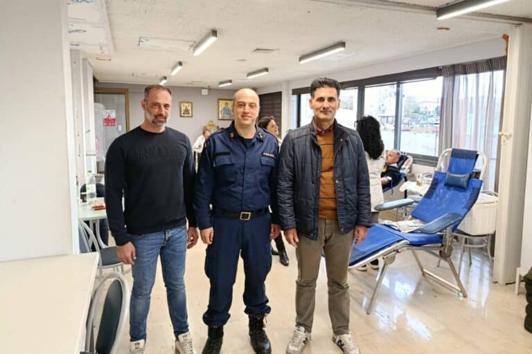 Η Ένωση Αστυνομικών Αχαΐας διοργάνωσε εθελοντική αιμοδοσία στην Πάτρα