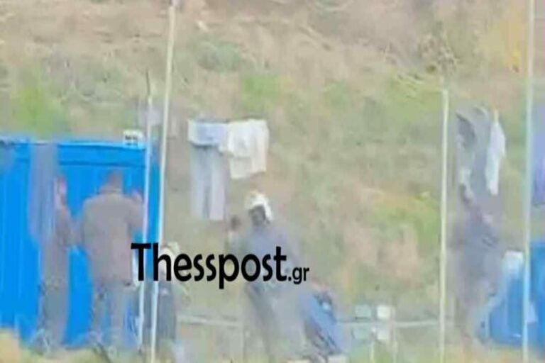 Σέρρες: Βίντεο-ντοκουμέντο από την εξέγερση στη δομή Σιντικής – Άγριο ξύλο μεταξύ μεταναστών και αστυνομικών