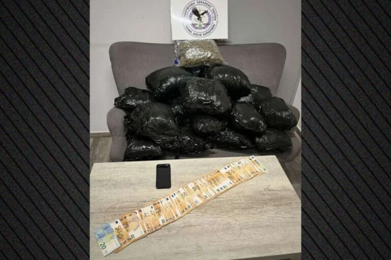 Πάτρα: Συνελήφθη άνδρας για διακίνηση ναρκωτικών – Κατασχέθηκαν 12,8 κιλά κάνναβης και 8.190 ευρώ 