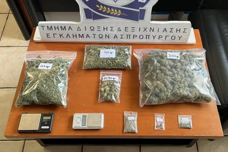 Νέα Πέραμος: Συνελήφθη 60χρονος για διακίνηση κάνναβης