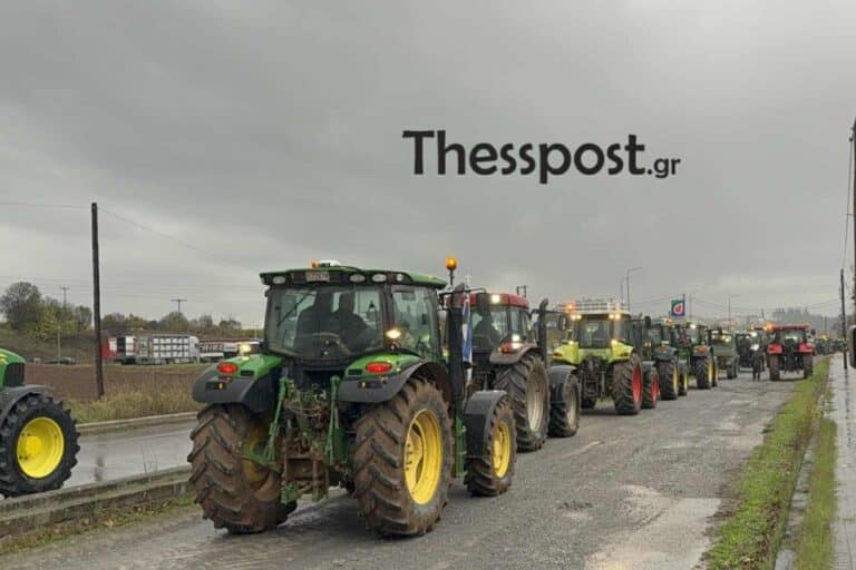 Πορεία με τρακτέρ στα Γιαννιτσά – Πανελλαδικός ξεσηκωμός των αγροτών (βίντεο)