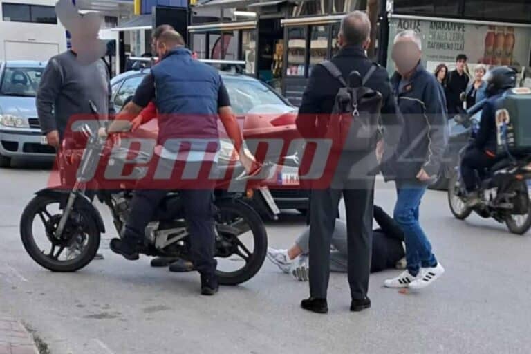Τροχαίο στην Πάτρα: Σφοδρή σύγκρουση ΙΧ με μηχανάκι – Τραυματίστηκε ο δικυκλιστής