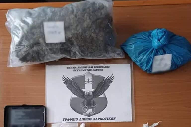 Ξάνθη: Συνελήφθη άνδρας για διακίνηση ναρκωτικών – Κατασχέθηκαν ποσότητες κάνναβης και κοκαΐνης (εικόνα)