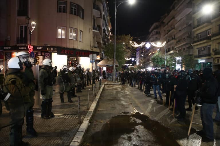 Θεσσαλονίκη: Ολοκληρώθηκε η πορεία στη μνήμη του Αλέξη Γρηγορόπουλου