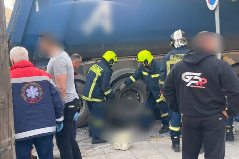 Θανατηφόρο τροχαίο στη Λάρισα: Νεκρή γυναίκα μετά από παράσυρσή της από φορτηγό