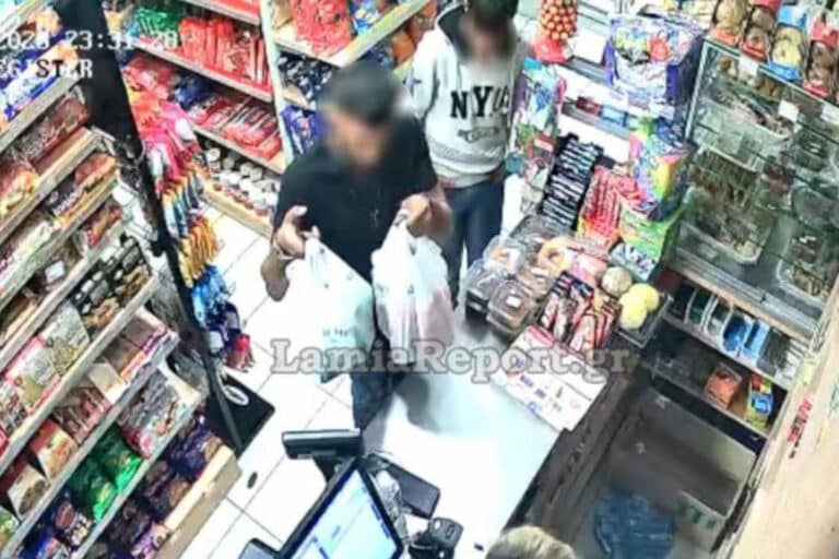 Λαμία: Μεθυσμένοι Ρομά έκλεψαν σούπερ μάρκετ και παραλίγο να προκαλέσουν τροχαίο στη συνέχεια (βίντεο)