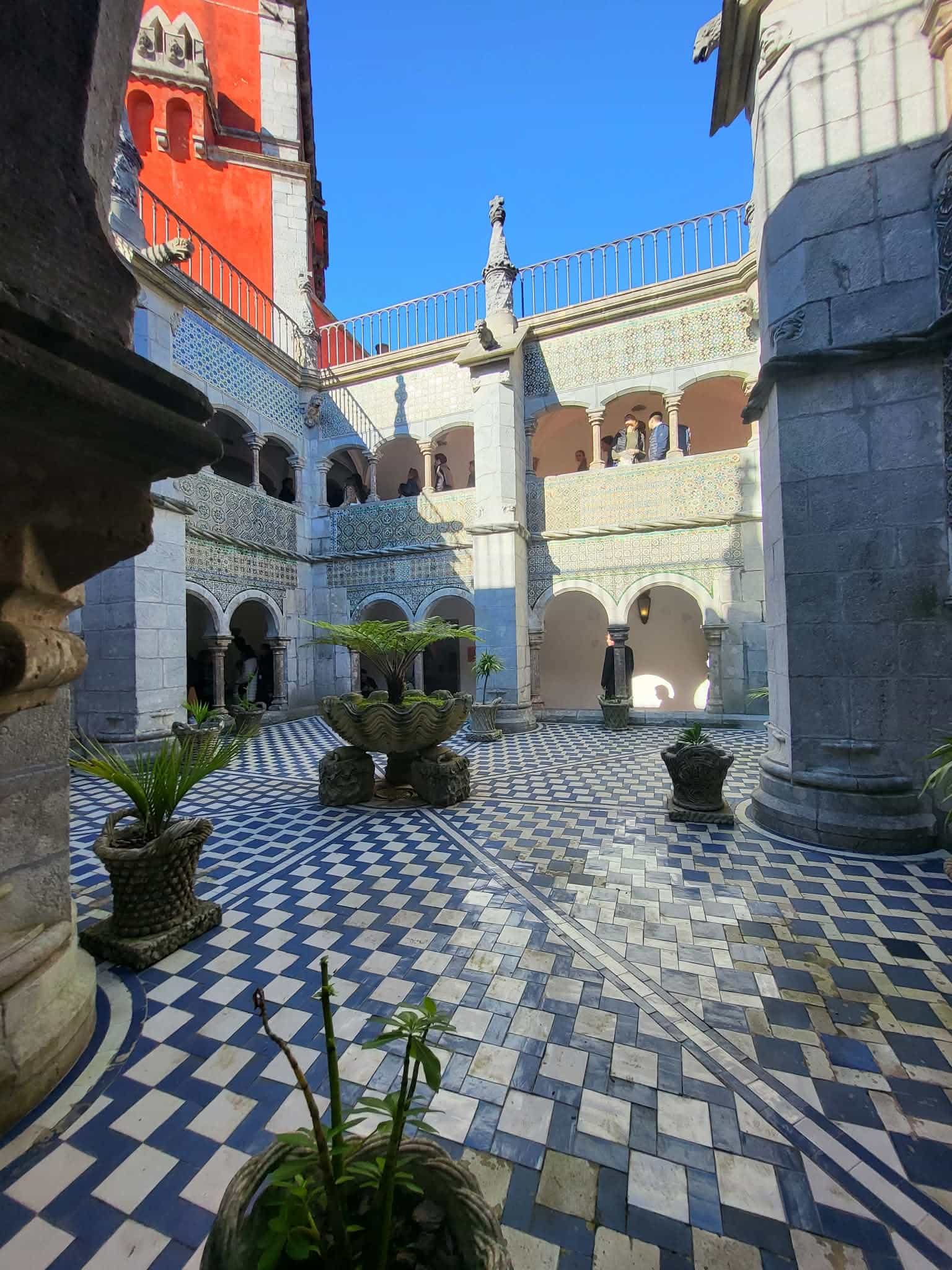 sintra portogalia pena palas mesa