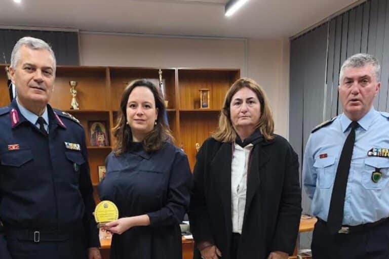 O Υποστράτηγος Τσάτσαρης και ο Ταξίαρχος Μπούμης συναντήθηκαν με τη Γενική Πρόξενο της Γαλλίας στην Ελλάδα 