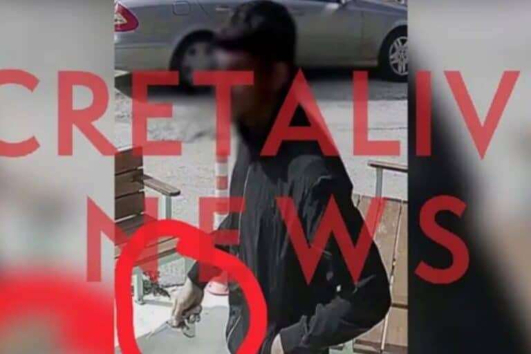 Ηράκλειο: Αλβανός τράβηξε μαχαίρι μετά από λογομαχία έξω από καφετέρια (βίντεο)