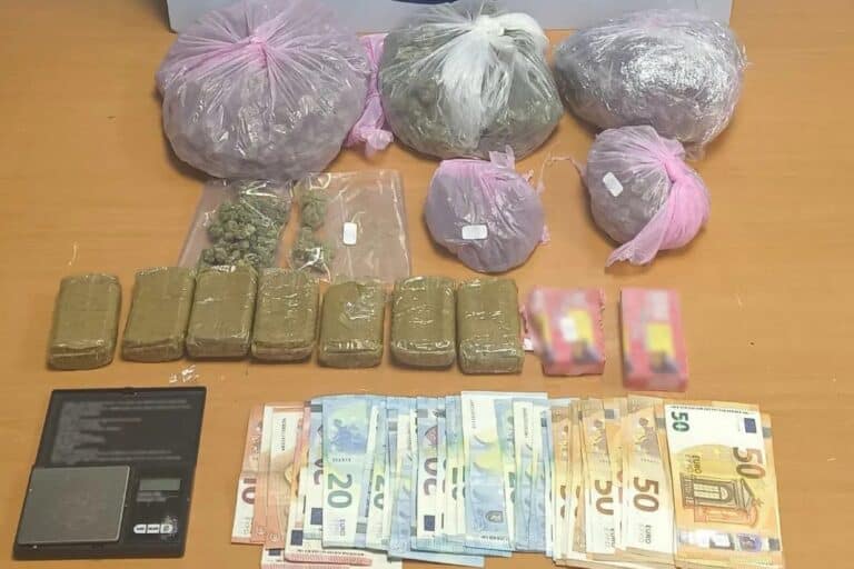 Σερρές: Χειροπέδες σε άνδρα που είχε πάνω από δύο κιλά κάνναβης