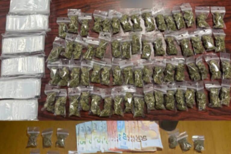 Συνελήφθησαν δύο αλλοδαποί στα Πατήσια – Κατασχέθηκε ένα κιλό ακατέργαστης κάνναβης