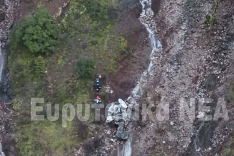 Τραγωδία στην Ευρυτανία: Νεκρός ο 59χρονος οδηγός αυτοκίνητου που έπεσε σε γκρεμό 300 μέτρων (βίντεο)