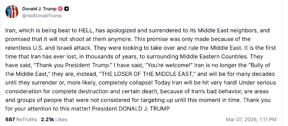 anartisi trump 7 3 2026