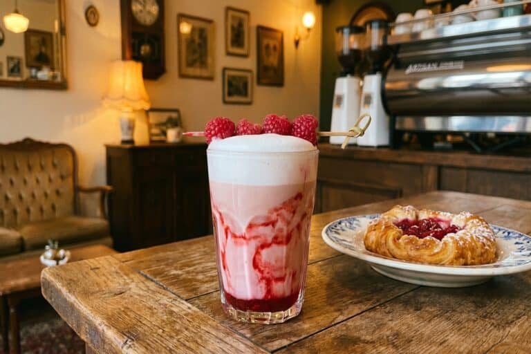 Raspberry Danish Latte: Το viral ρόφημα καφέ που σαρώνει