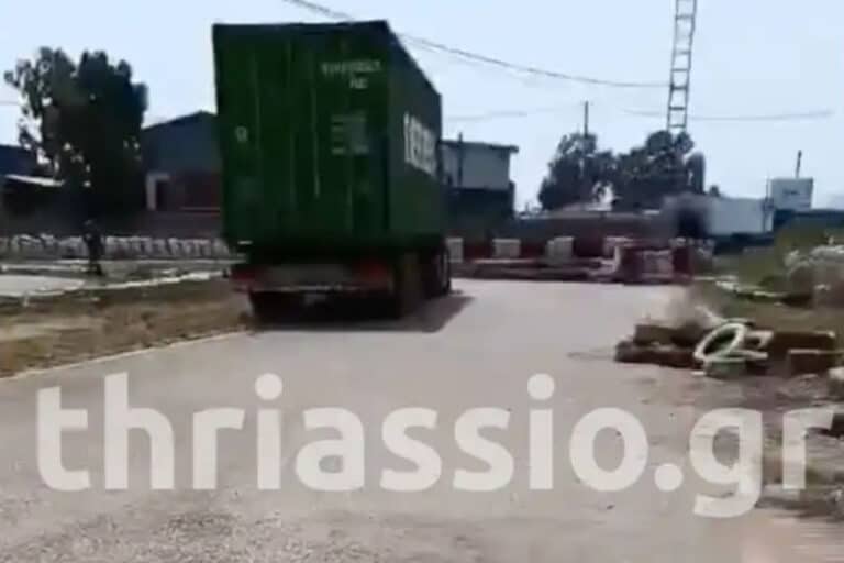 Ασπρόπυργος: Φορτηγό έχασε τον έλεγχο και μπήκε σε πίστα καρτ (βίντεο)