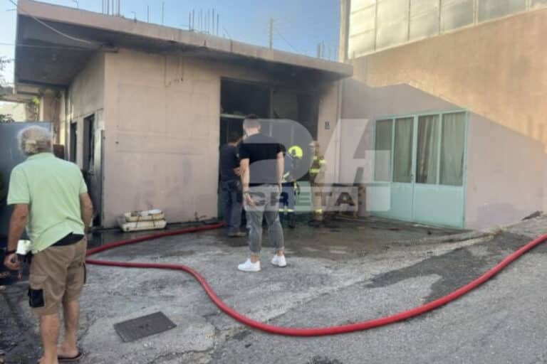 Έκρηξη σε εργαστήριο επισκευής σκαφών στα Χανιά – Τραυματίστηκε ο ιδιοκτήτης (βίντεο)