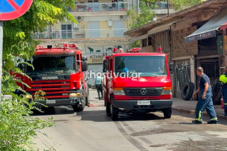Φωτιά σε διαμέρισμα στη Θεσσαλονίκη – Στο νοσοκομείο μία ηλικιωμένη με εγκαύματα (βίντεο)