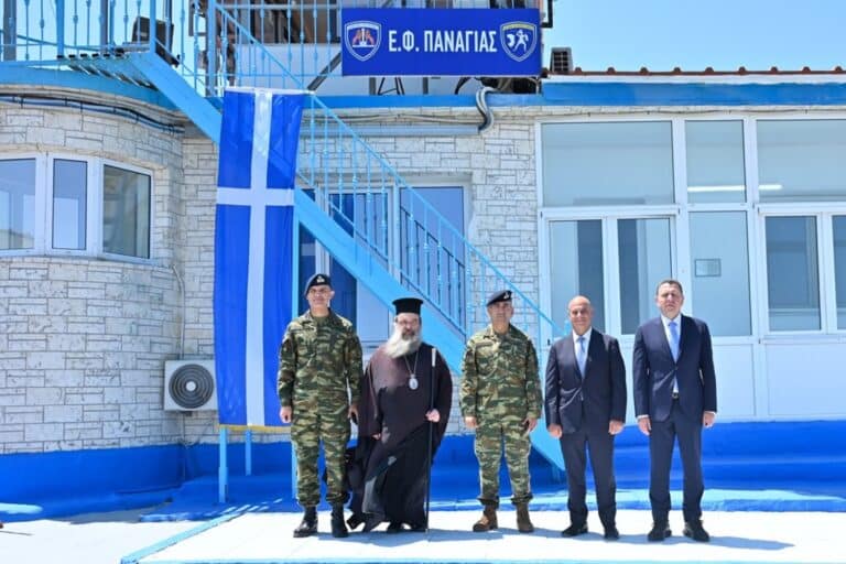 Εγκαινιάστηκε το ανακαινισμένο επιτηρητικό φυλάκιο στην Παναγιά