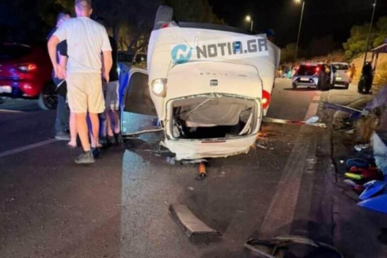 Τροχαίο στα Λιμανάκια: Σκοτώθηκε νεαρός οδηγός- Το ΙΧ του προσέκρουσε σε βράχια και στη συνέχεια ανατράπηκε