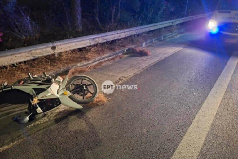 Τροχαίο-σοκ με μηχανή στα Χανιά: Σκοτώθηκαν οι δύο αναβάτες – Εκτινάχθηκαν από το δίκυκλο