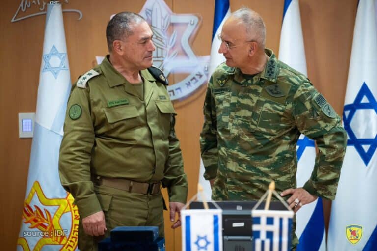 O Αρχηγός ΓΕΕΘΑ επισκέφθηκε το Ισραήλ και συναντήθηκε με τον αρχηγό των IDF (εικόνες)