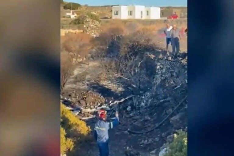 Σίφνος: Τα σενάρια για τη μοιραία συντριβή – Με DNA η ταυτοποίηση του πιλότου και του νιόπαντρου ζευγαριού