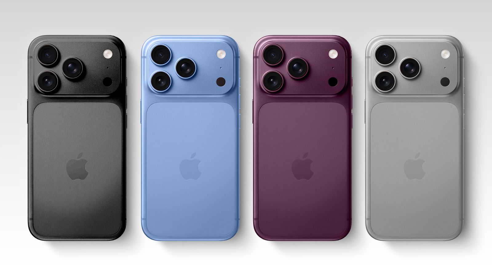 four iphone 18 pro colors mock feature