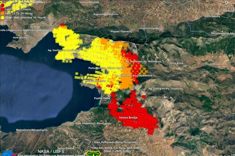 Φωτιά σε Αττική και Βοιωτία: Πάνω από 100.000 τα καμένα στρέμματα από τη μεγάλη πυρκαγιά (χάρτες)