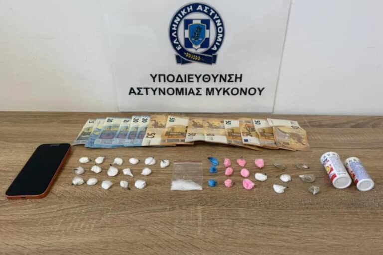Μύκονος: Συνελήφθη 29χρονος για διακίνηση ναρκωτικών – Επιτέθηκε σε αστυνομικούς κατά τον έλεγχο