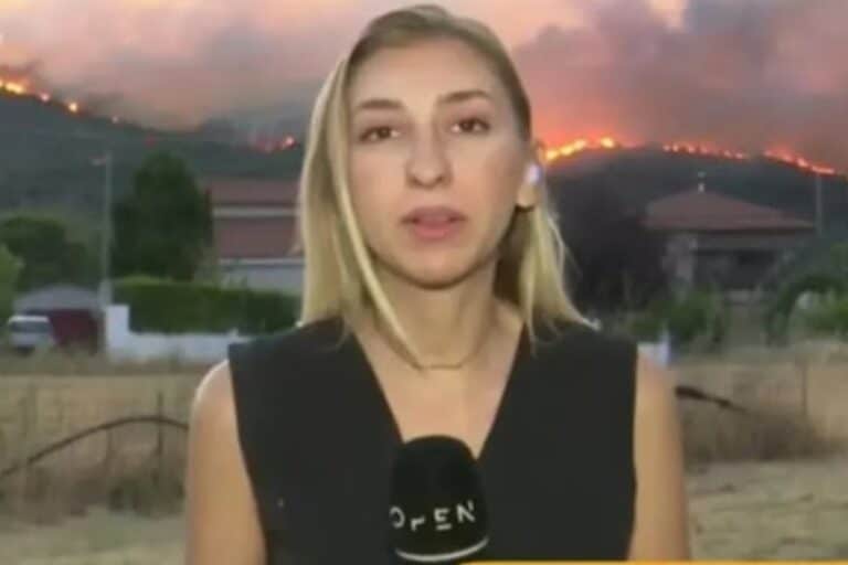 Οι πυροσβέστες στο πλευρό της ρεπόρτερ του OPEN που γέλασε on air: «Οι ανθρωποφάγοι του καναπέ ας δείξουν αυτοσυγκράτηση»