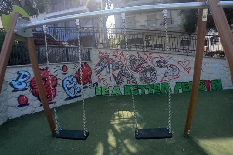 Θεσσαλονίκη: Άγνωστοι βανδάλισαν ολοκαίνουρια παιδική χαρά λίγες ημέρες μετά την παράδοσή της (εικόνες)