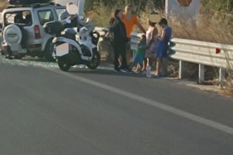 Κρήτη: Αυτοκίνητο συγκρούστηκε με μίνι βαν στον ΒΟΑΚ