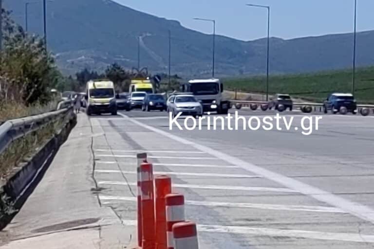 Καραμπόλα τεσσάρων οχημάτων στην Κορίνθου–Τριπόλεως: Τραυματίστηκαν δύο άτομα