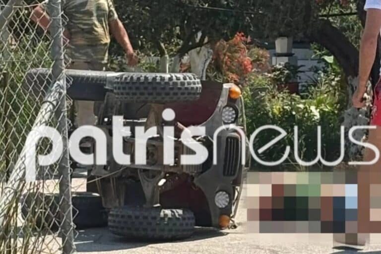 Σοβαρό τροχαίο με γουρούνα στη Μυρτιά Πύργου – Τραυματίστηκε στο κεφάλι ο αναβάτης