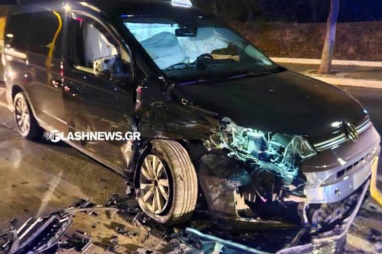 Σοκαριστικό τροχαίο στα Χανιά: Οδηγός χάνει τον έλεγχο, μπαίνει στο αντίθετο ρεύμα και συγκρούεται με ταξί – Δείτε βίντεο