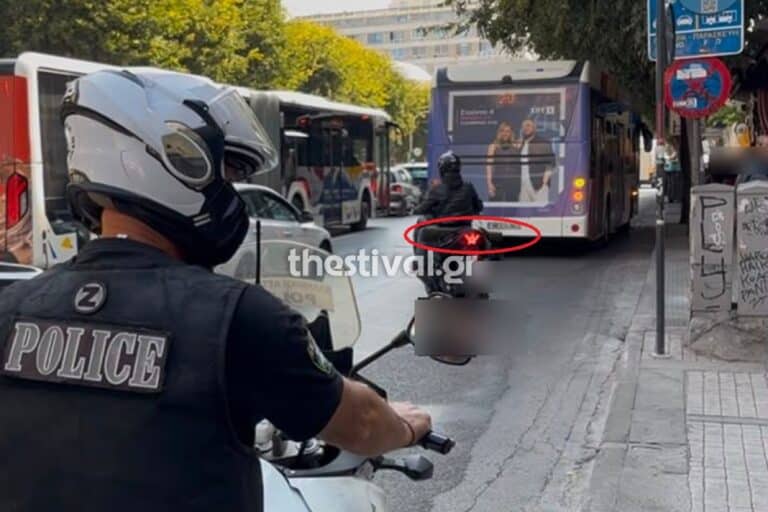 Θεσσαλονίκη: Αναστάτωση στο κέντρο της πόλης για δικυκλιστή με καραμπίνα (εικόνα)