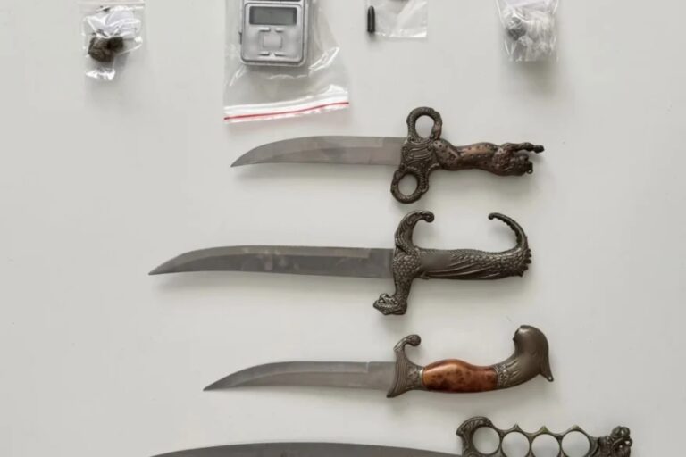 Φθιώτιδα: Συνελήφθη άνδρας με σπάθες, κάνναβη και φυσίγγιο (εικόνα) 