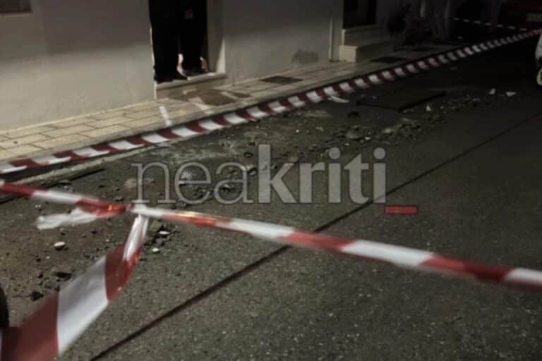 Ηράκλειο: Δεύτερη κατάρρευση τμήματος μπαλκονιού μέσα σε λίγες ώρες (βίντεο)