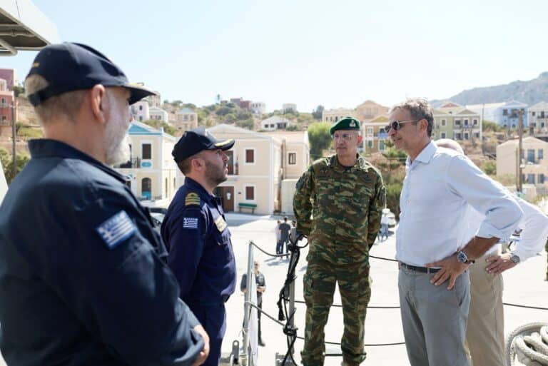 Μητσοτάκης για Τουρκία: «Δεν δεχόμαστε απειλές από κανέναν» – Τα μέτρα στήριξης που ανακοινώθηκαν από το Καστελλόριζο (βίντεο)