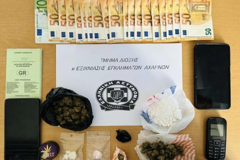 Ολυμπιακό Χωριό: Συνελήφθησαν δύο άτομα για διακίνηση ναρκωτικών – Κατασχέθηκε κλεμμένη μηχανή 