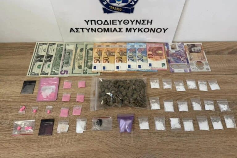 Μύκονος: Συνελήφθη 26χρονος για διακίνηση ναρκωτικών – Προσπάθησε να ξεφύγει όταν αντιλήφθηκε τους αστυνομικούς