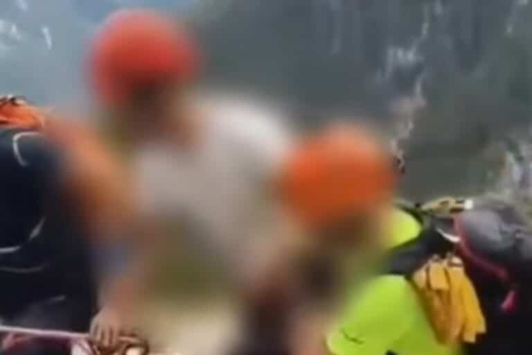 Όλυμπος: Επιχείρηση διάσωσης 34χρονου τραυματία σε δύσβατη περιοχή (βίντεο)