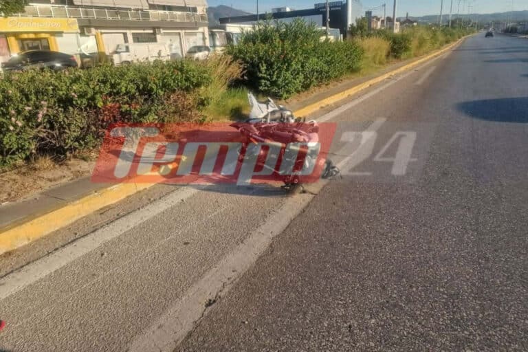 Πάτρα: Χωρίς τις αισθήσεις του 31χρονος μοτοσικλετιστής μετά από σοβαρό τροχαίο στην Ακτή Δυμαίων