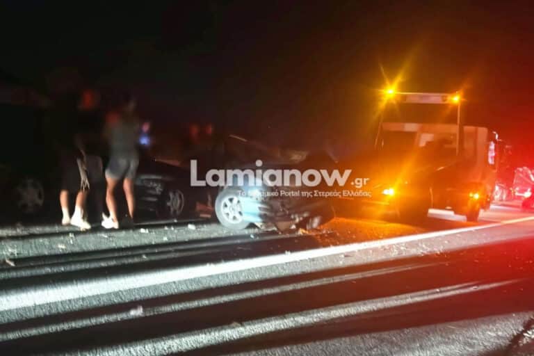 Καραμπόλα με τέσσερα ΙΧ στην Ε.Ο. Αθηνών-Λαμίας: Τέσσερις τραυματίες, ένας σοβαρά