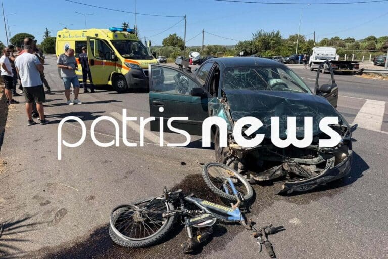 Πύργος: Νεκρός ένας ποδηλάτης μετά από τροχαίο με δύο αυτοκίνητα – Πέντε ακόμη τραυματίες