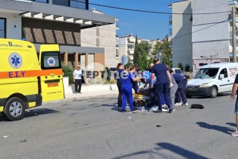 Αυτοκίνητο συγκρούστηκε με μηχανάκι στις Σέρρες – Στο νοσοκομείο με τραύμα στο κεφάλι ο δικυκλιστής